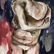 Petra Cepková, Alter ego, 91 x 91 cm, akryl na plátne, 2009